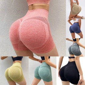 Women High Waist Push Up Sports Shorts For Cycling Jogging Fitness Gym Yoga Enthusiasts