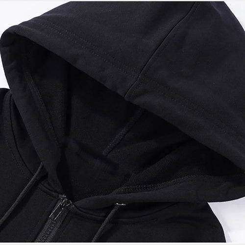 Unisex Relaxed-Fit Full-Zip Hoodie