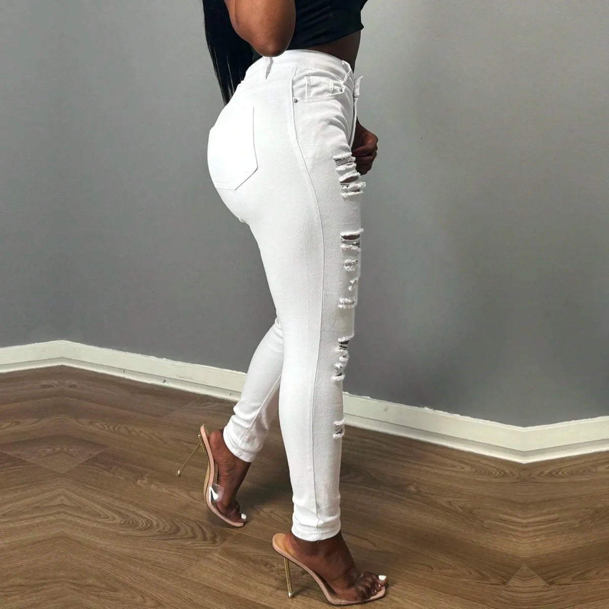 Black Ripped Jeans For Women