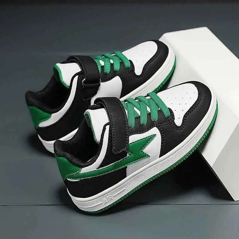 Boys' Casual Hook-and-Loop Sports Shoes