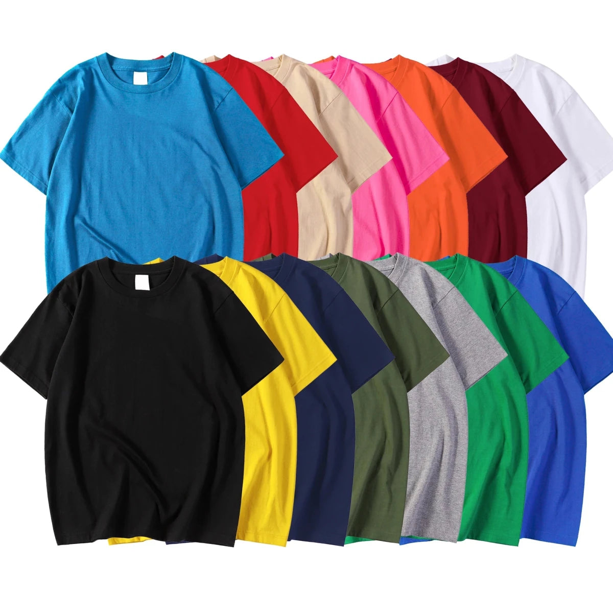 Candy Color 100 Percent Cotton Unisex Oversized Tee Breathable Everyday Comfort For All