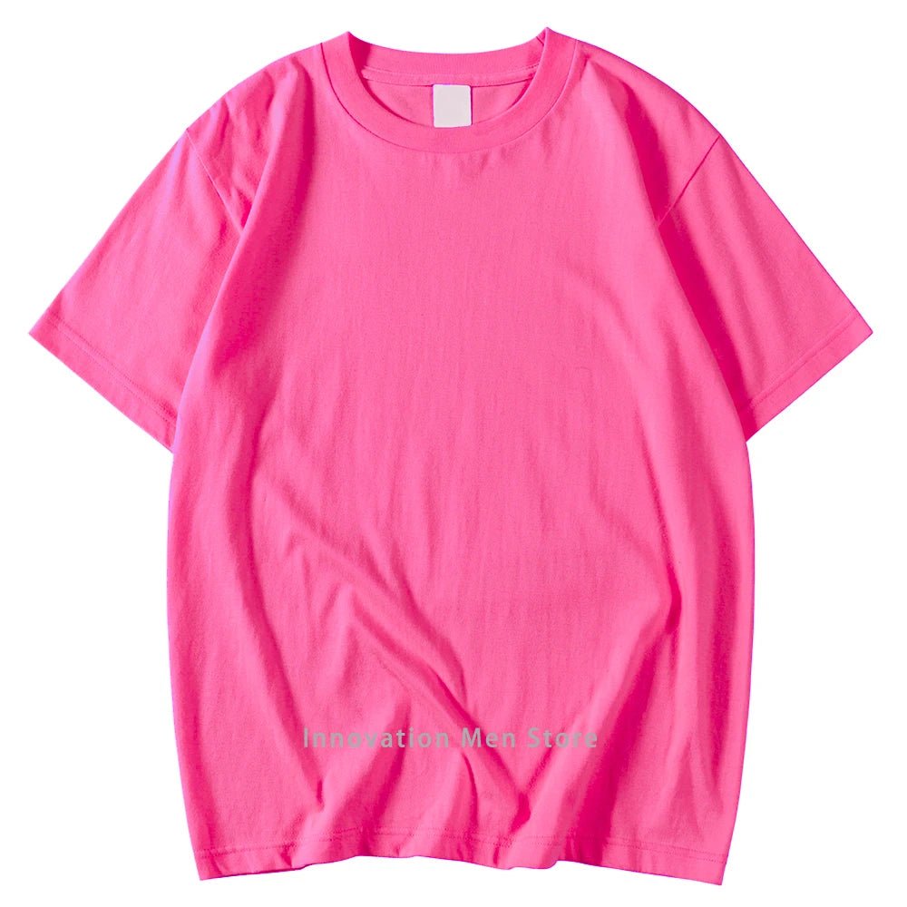 Candy Color 100 Percent Cotton Unisex Oversized Tee Breathable Everyday Comfort For All