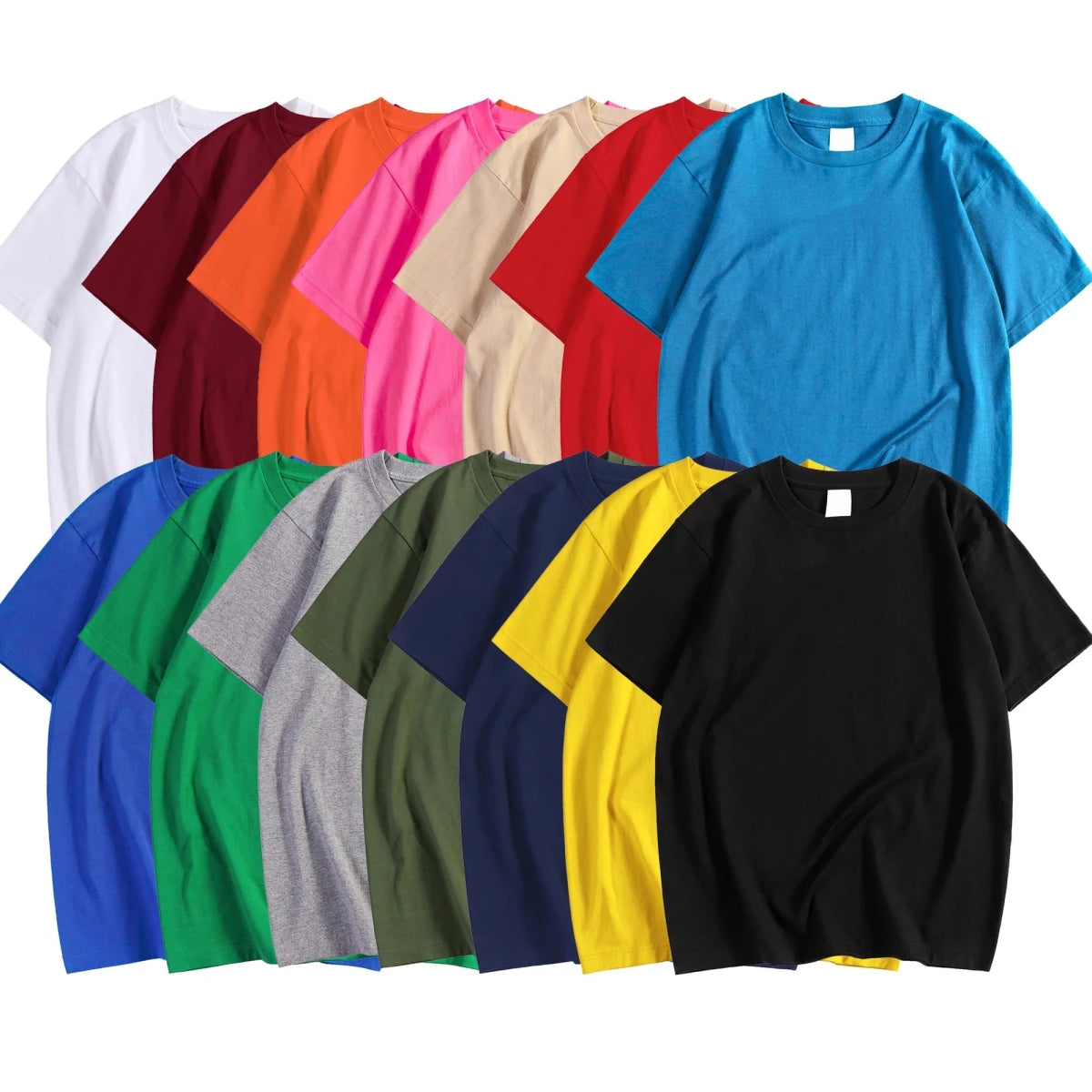 T-shirt Unisex 100 Percent Cotton Unisex Oversized Tee Breathable Everyday Comfort For All