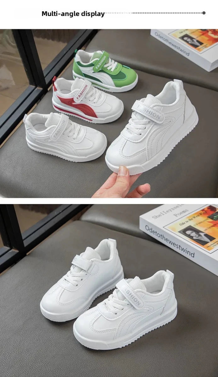 Children's Hook-and-Loop Casual Sneakers