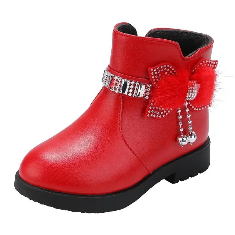 Winter Solid Color Kids Boots | Women's Soft Plush Non-Slip Shoes