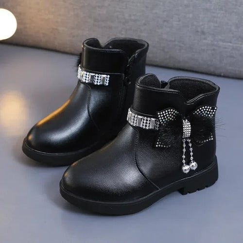 Winter Solid Color Kids Boots | Women's Soft Plush Non-Slip Shoes