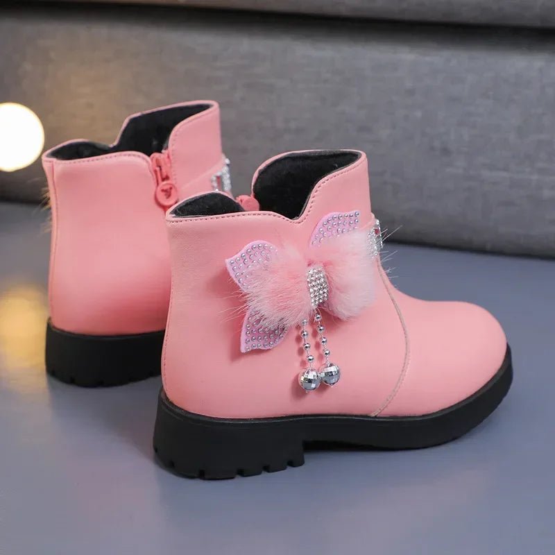 Winter Solid Color Kids Boots | Women's Soft Plush Non-Slip Shoes