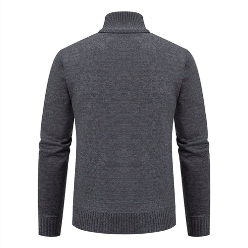 Men's Cable-Knit Zip-Up Cardigan