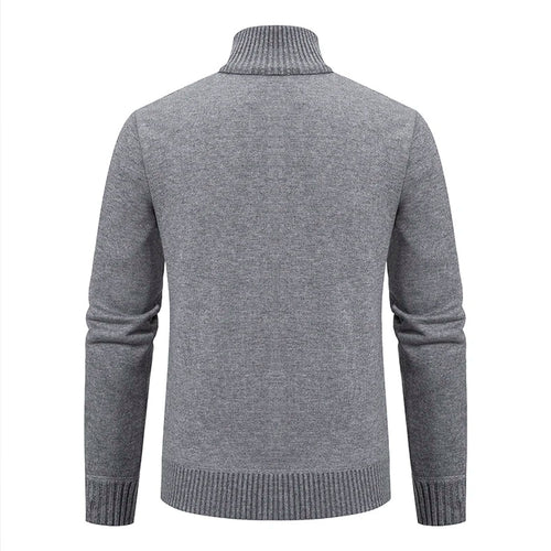 Men's Cable-Knit Zip-Up Cardigan