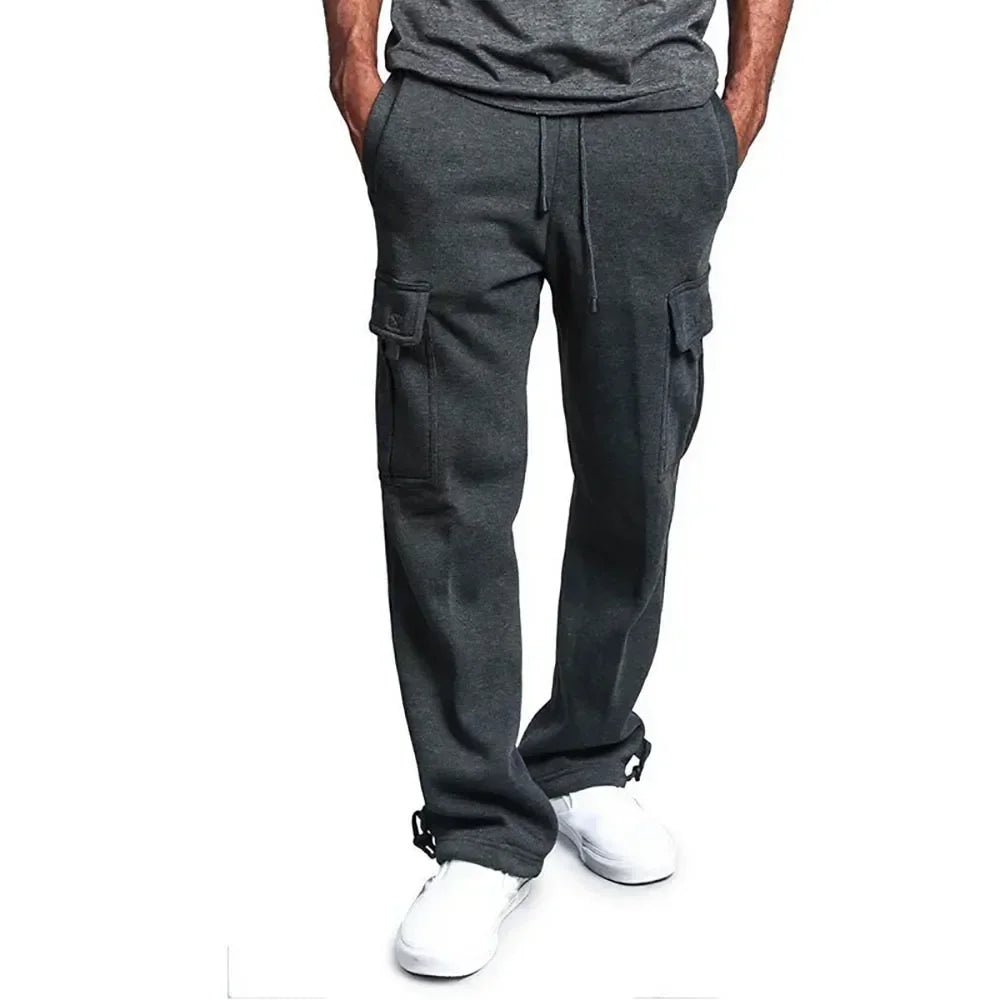 Men's Loose Fit Cargo Sweatpants for Autumn Jogging Streetwear