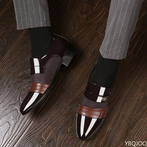 DIALLO & FAMILLY men's slip-on casual shoes in versatile style, suitable for weddings and formal occasions