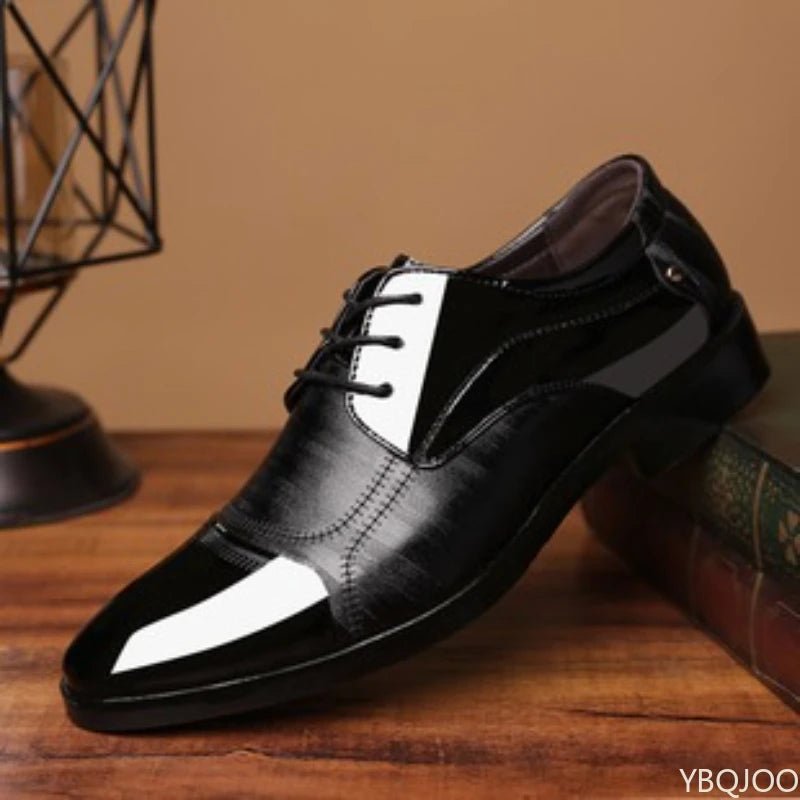 Men's casual slip-on shoes by DIALLO & FAMILLY, versatile plus size comfort for weddings and formal occasions.