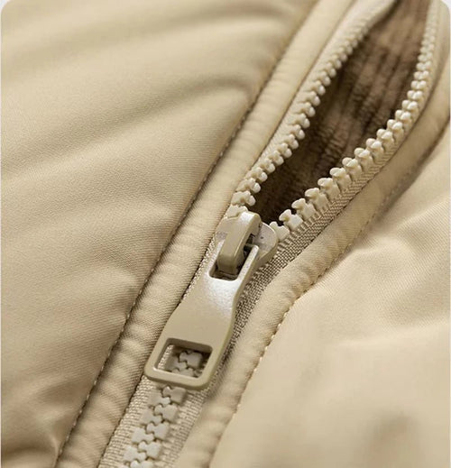Men’s Colorblock Hooded Puffer Jacket with Textured Panels Men's Jackets