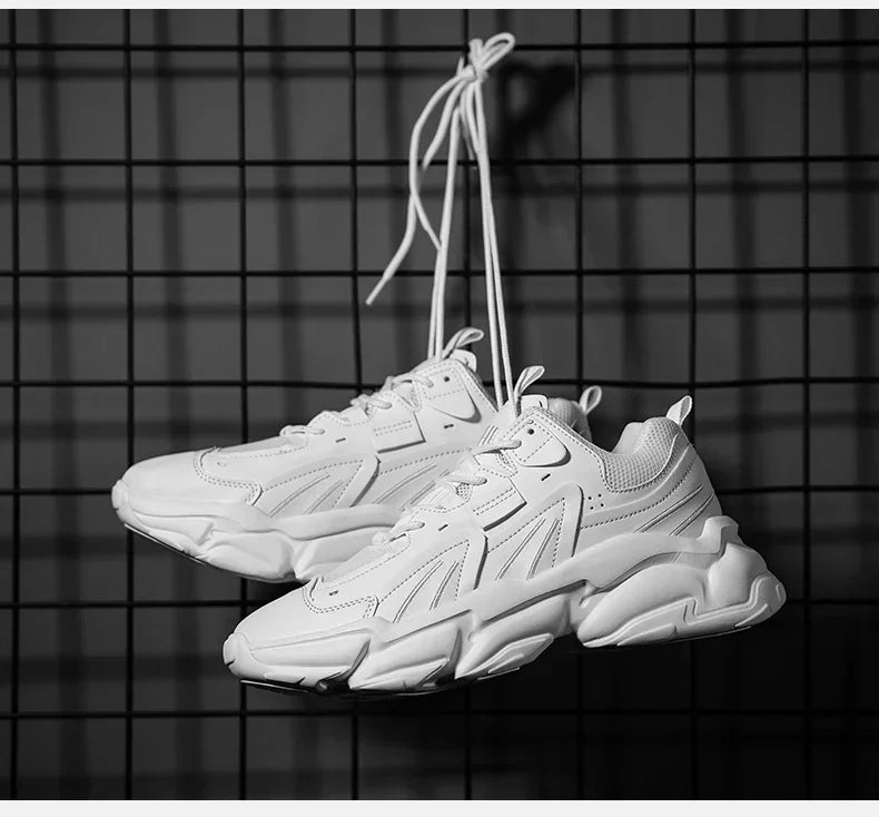 Men's Elevator Sneakers Hidden Heel Heightening Shoes Breathable Comfort Plus Size 45 46 For Taller Look