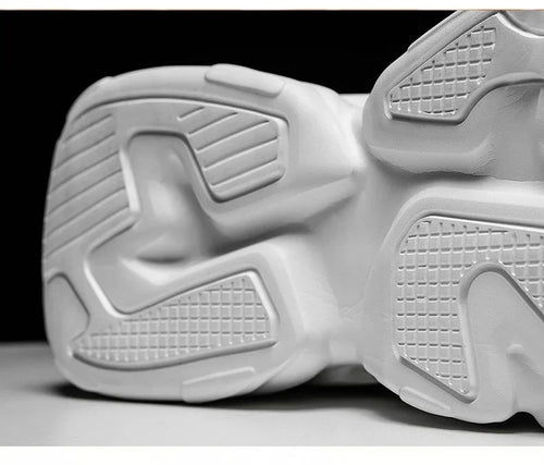 Men's Elevator Sneakers Hidden Heel Heightening Shoes Breathable Comfort Plus Size 45 46 For Taller Look