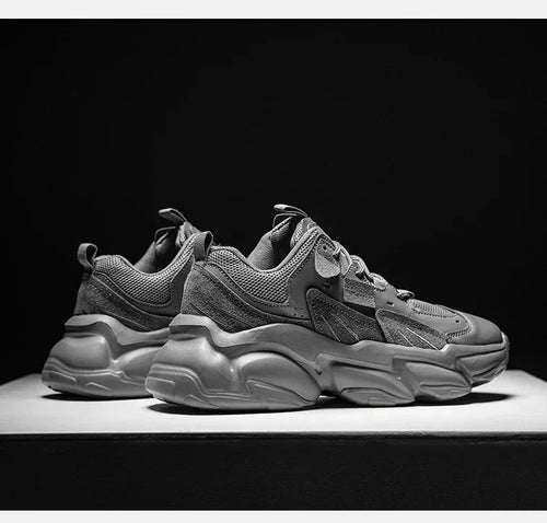 Men's Elevator Sneakers Hidden Heel Heightening Shoes Breathable Comfort Plus Size 45 46 For Taller Look