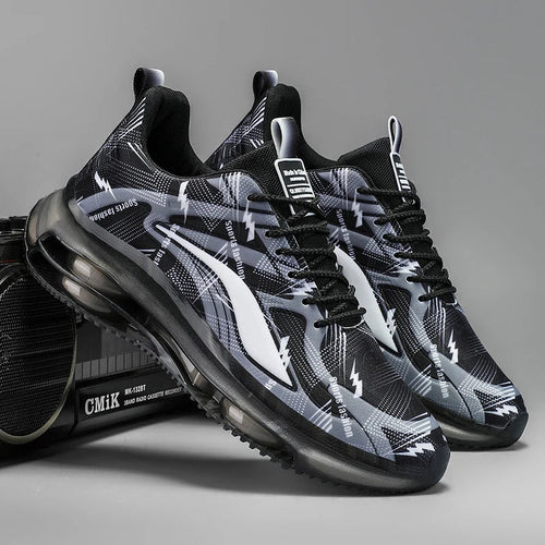Men's Stylish Basketball Shoes, Air Cushioned, Non-Slip Athletic Footwear