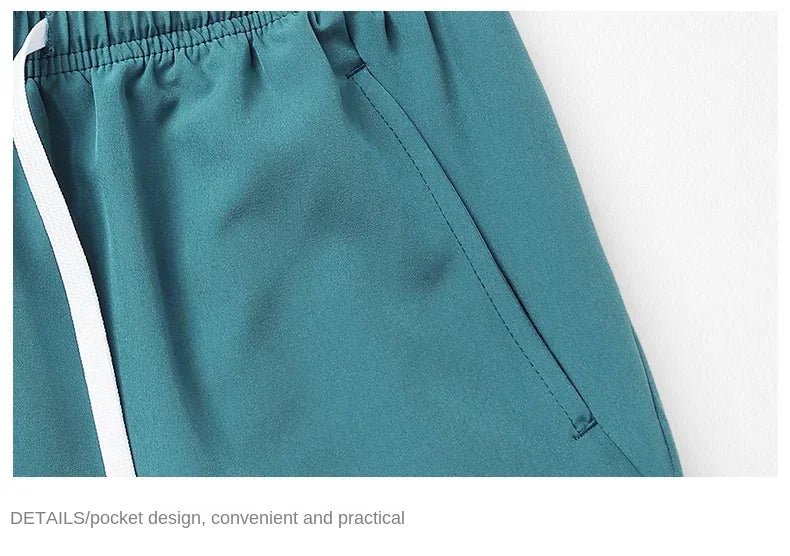 Mens Gym Shorts With Pockets Lightweight Polyester For Running And Daily Training For Runners