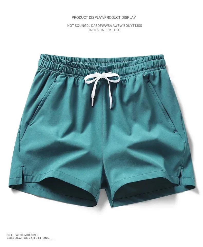 Mens Gym Shorts With Pockets Lightweight Polyester For Running And Daily Training For Runners