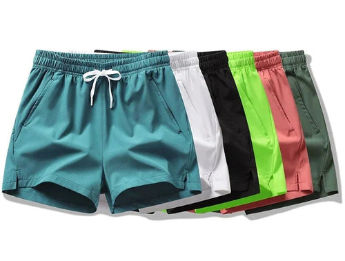 Mens Gym Shorts With Pockets Lightweight Polyester For Running And Daily Training For Runners