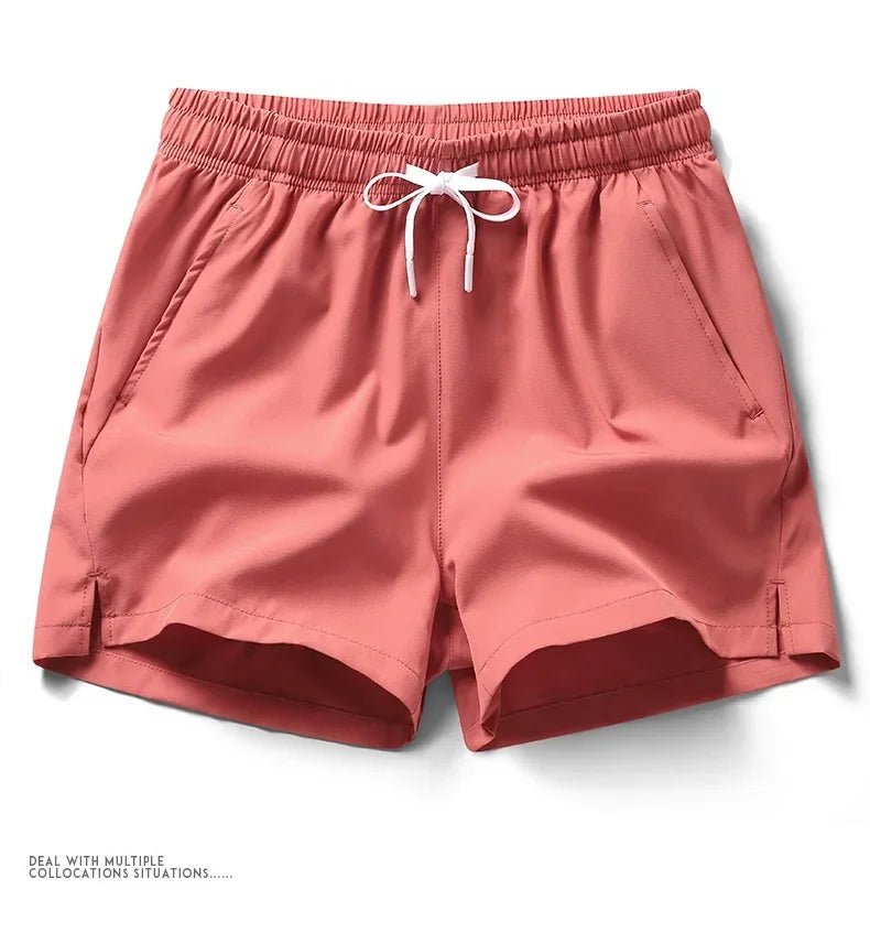 Mens Gym Shorts With Pockets Lightweight Polyester For Running And Daily Training For Runners