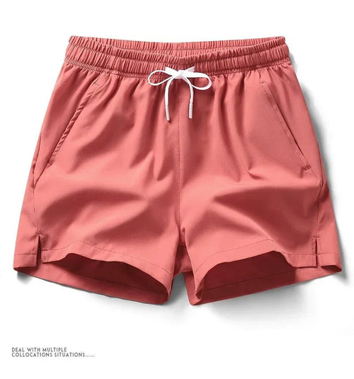 Mens Gym Shorts With Pockets Lightweight Polyester For Running And Daily Training For Runners