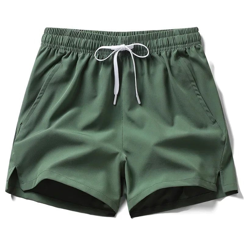 Mens Gym Shorts With Pockets Lightweight Polyester For Running And Daily Training For Runners