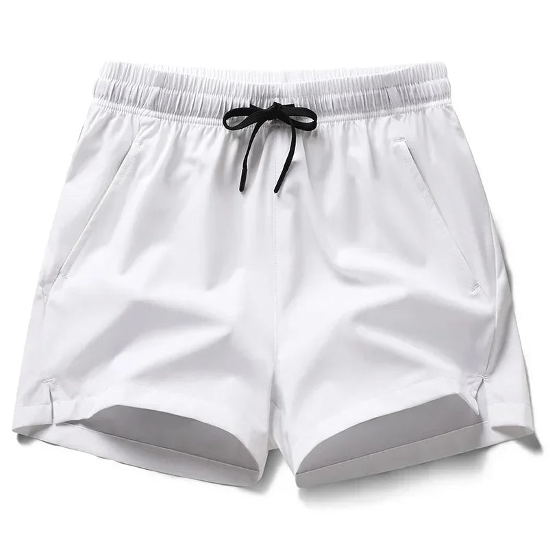 Mens Gym Shorts With Pockets Lightweight Polyester For Running And Daily Training For Runners
