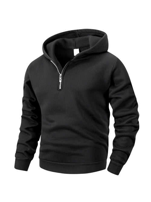 Men's Half-Zip Hoodie Pullover Sweatshirt