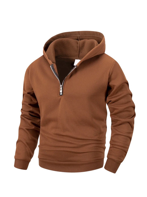 Men's Half-Zip Hoodie Pullover Sweatshirt