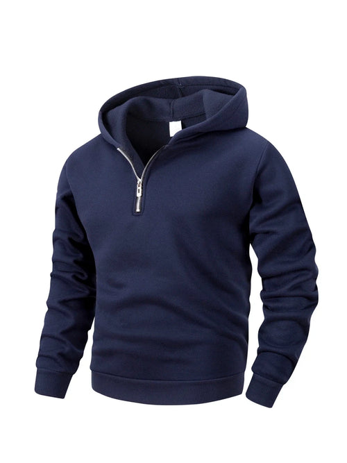 Men's Half-Zip Hoodie Pullover Sweatshirt