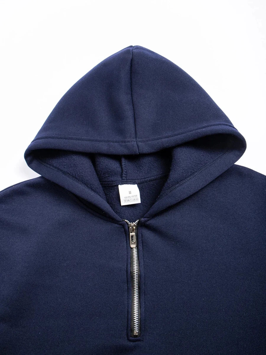 Men's Half-Zip Hoodie Pullover Sweatshirt