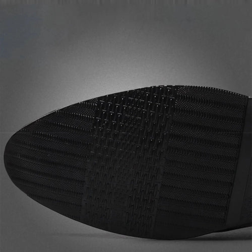Moire Pattern Lace Up Oxford Shoes for Men