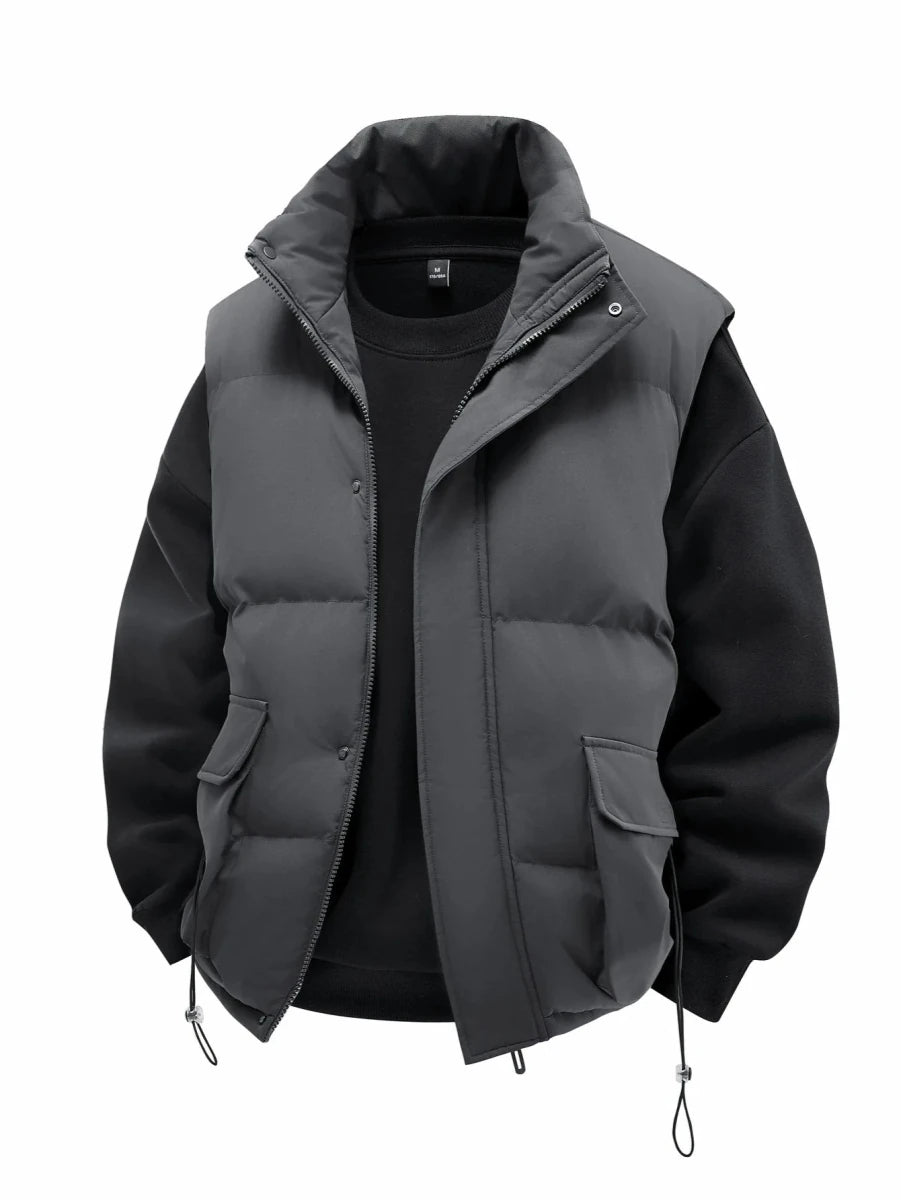 Men’s Padded Utility Vest with Flap Pockets