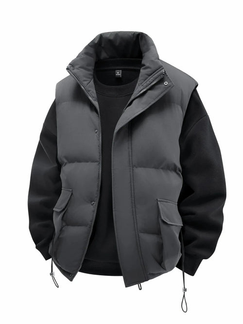 Men’s Padded Utility Vest with Flap Pockets