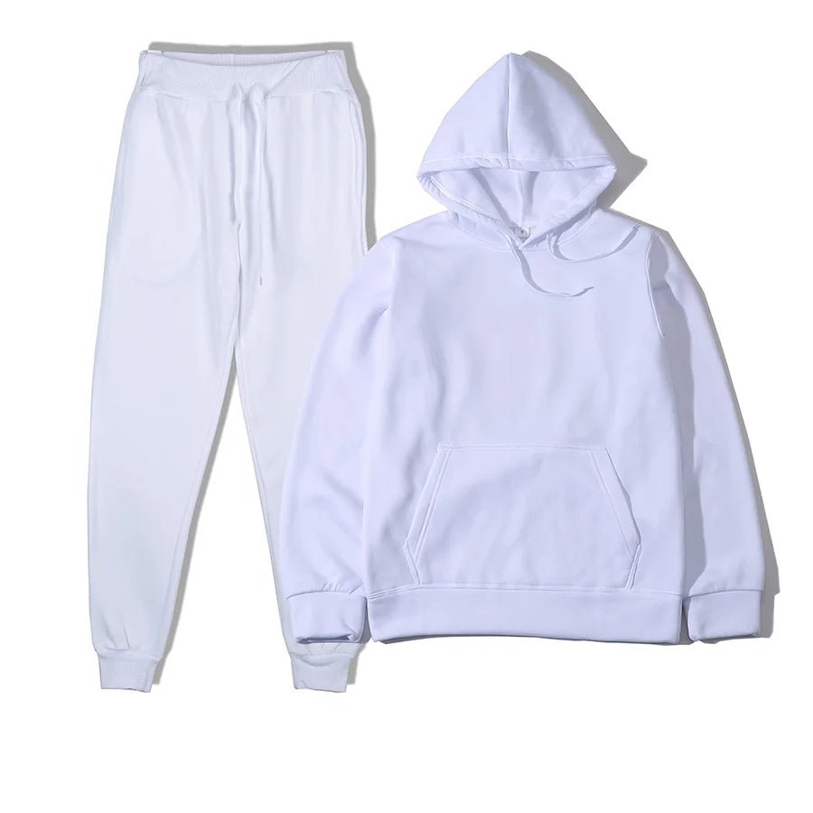Men's Pullover Hoodie & Sweatpants Tracksuit Set