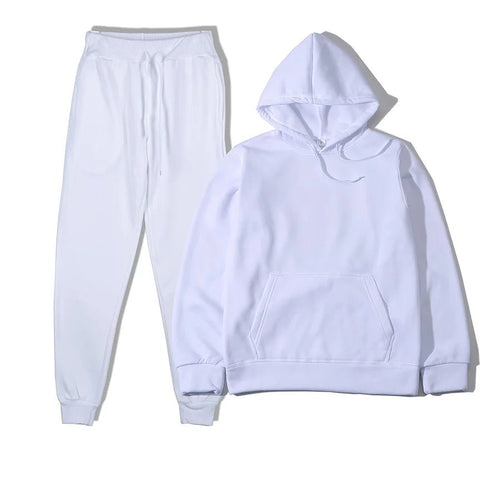 Men's Pullover Hoodie & Sweatpants Tracksuit Set