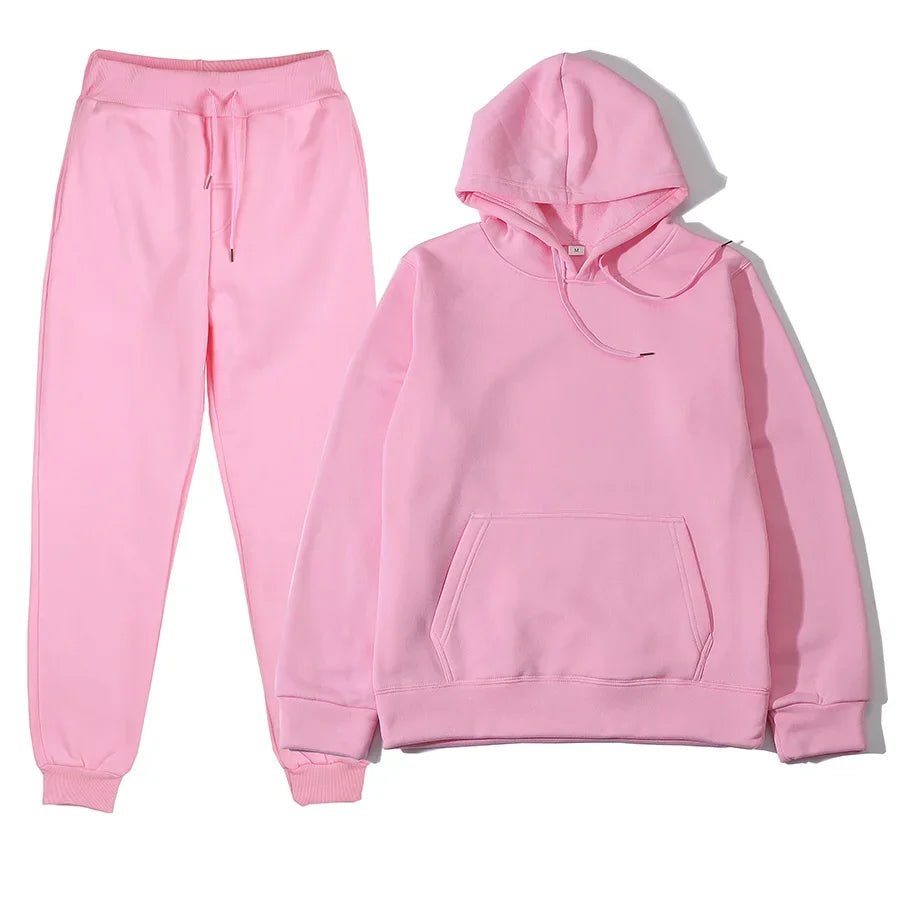 Men's Pullover Hoodie & Sweatpants Tracksuit Set