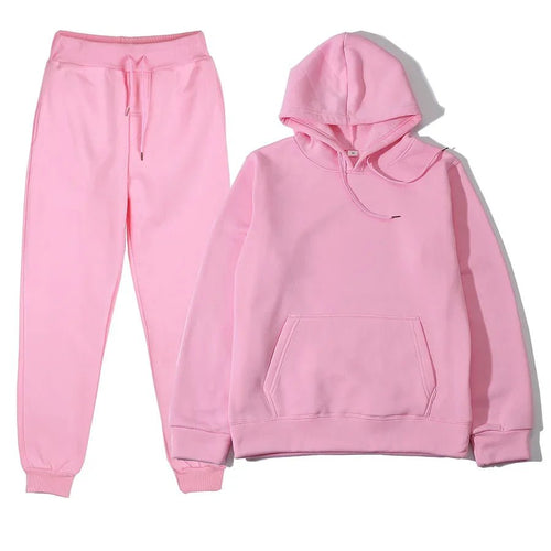 Men's Pullover Hoodie & Sweatpants Tracksuit Set