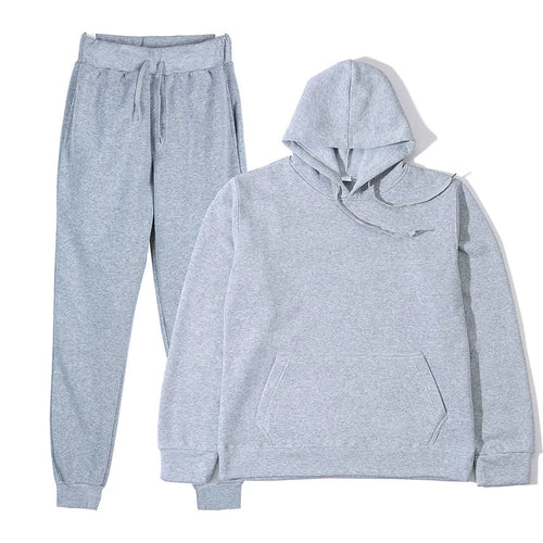 Men's Pullover Hoodie & Sweatpants Tracksuit Set