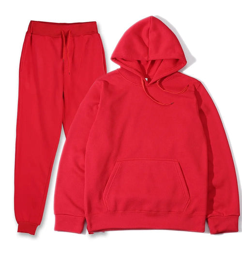 Men's Pullover Hoodie & Sweatpants Tracksuit Set