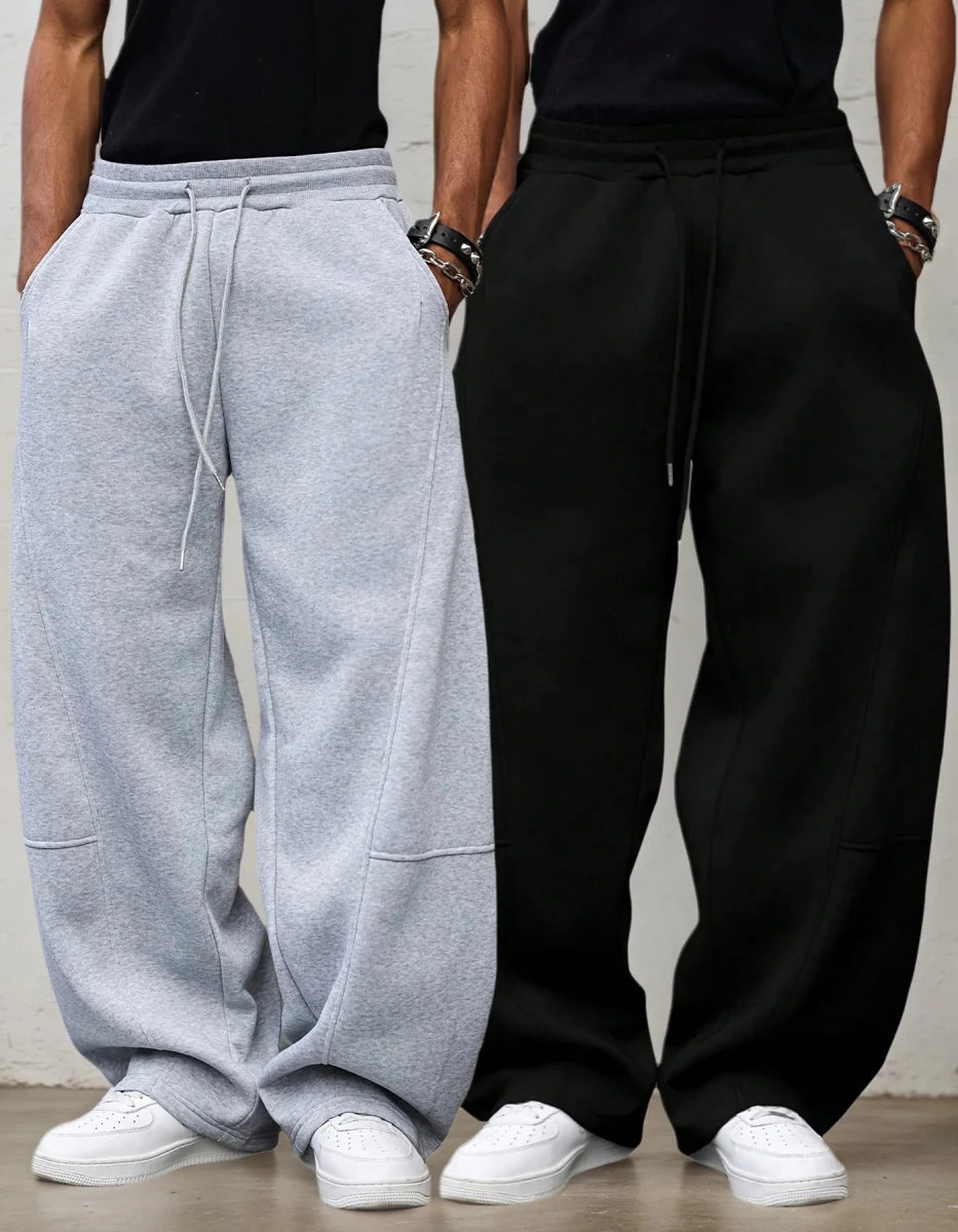 Men’s Relaxed Straight-Leg Jogger Pants