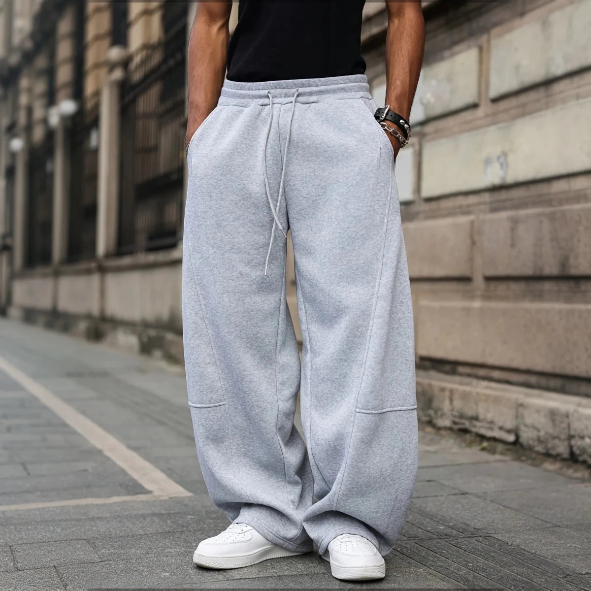 Men’s Relaxed Straight-Leg Jogger Pants