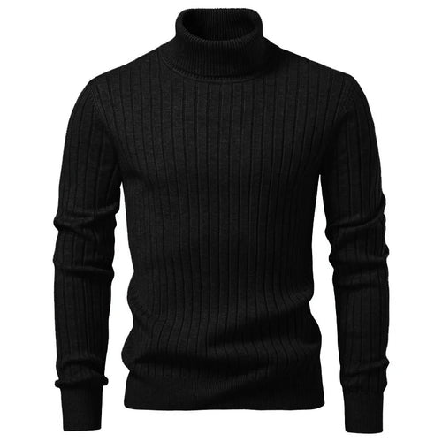 Men’s Ribbed Turtleneck Sweater Men's Sweaters