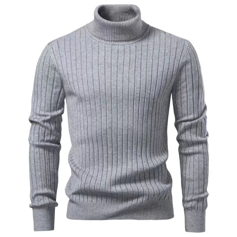 Men’s Ribbed Turtleneck Sweater Men's Sweaters