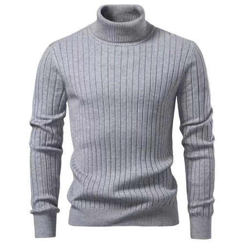 Men’s Ribbed Turtleneck Sweater Men's Sweaters