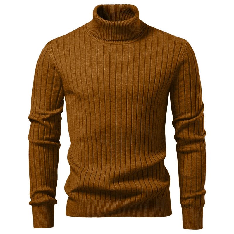 Men’s Ribbed Turtleneck Sweater Men's Sweaters