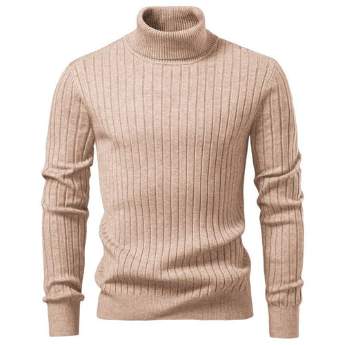 Men’s Ribbed Turtleneck Sweater Men's Sweaters