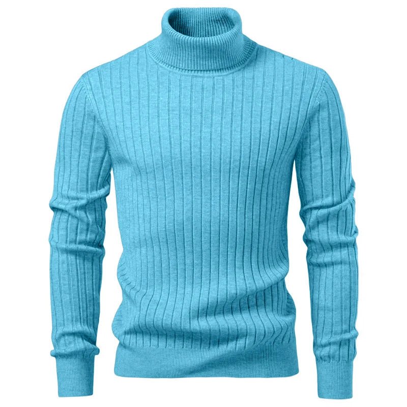 Men’s Ribbed Turtleneck Sweater Men's Sweaters