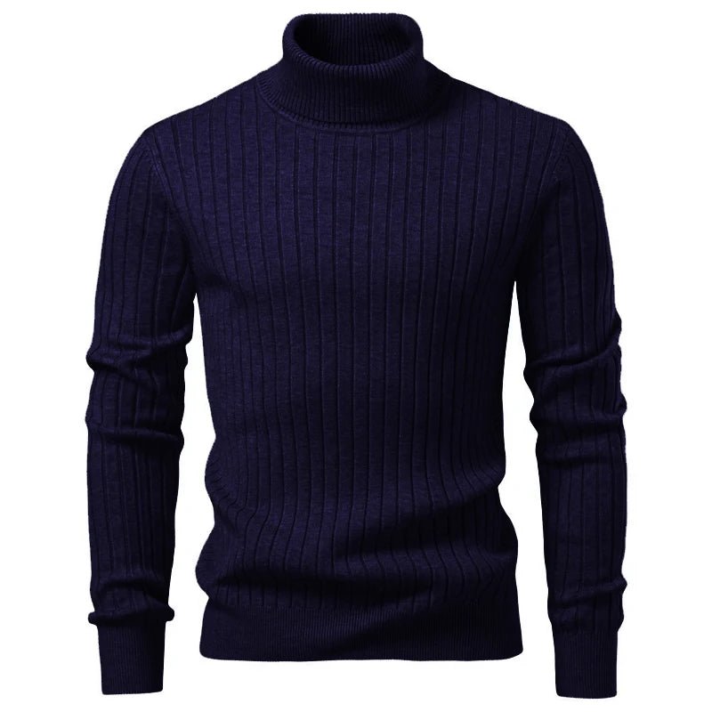 Men’s Ribbed Turtleneck Sweater Men's Sweaters